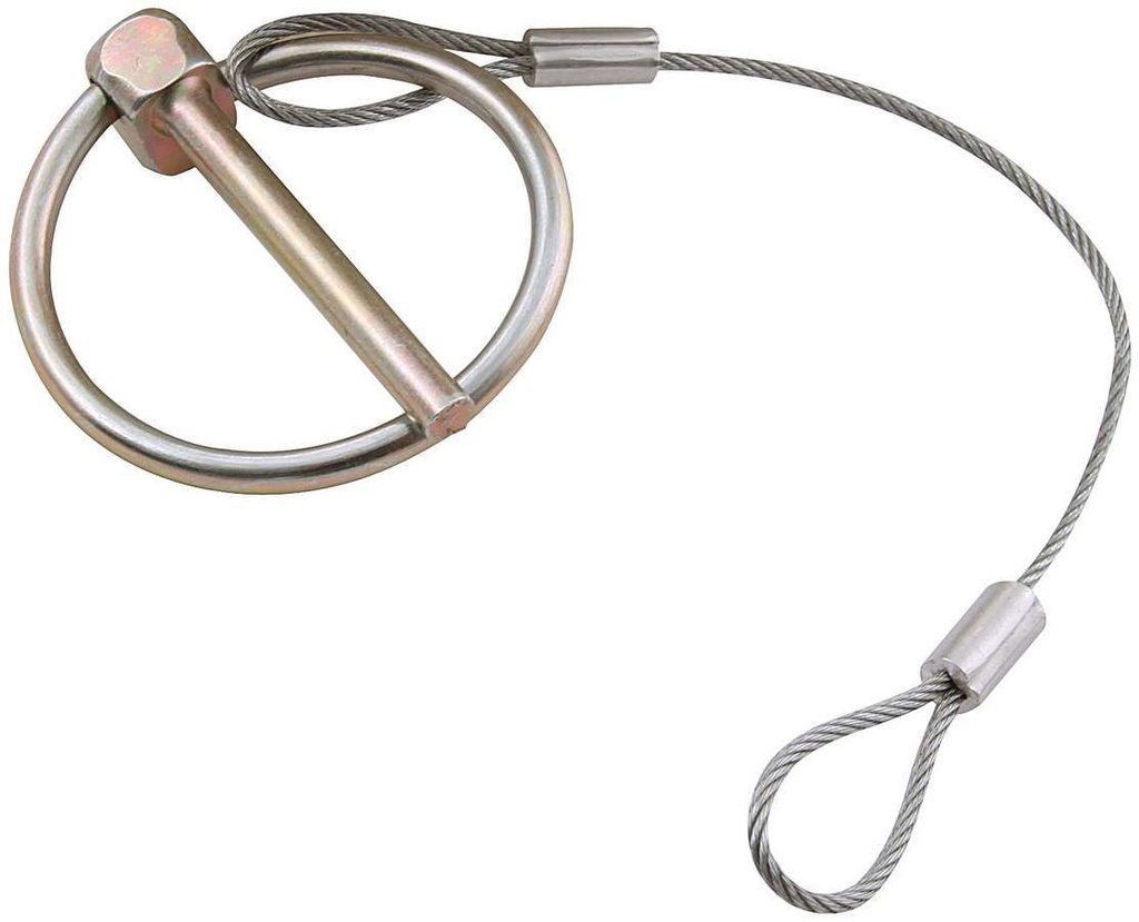 Allstar Performance - Flip-Over Clip 3/16in w/ 6in Lanyard