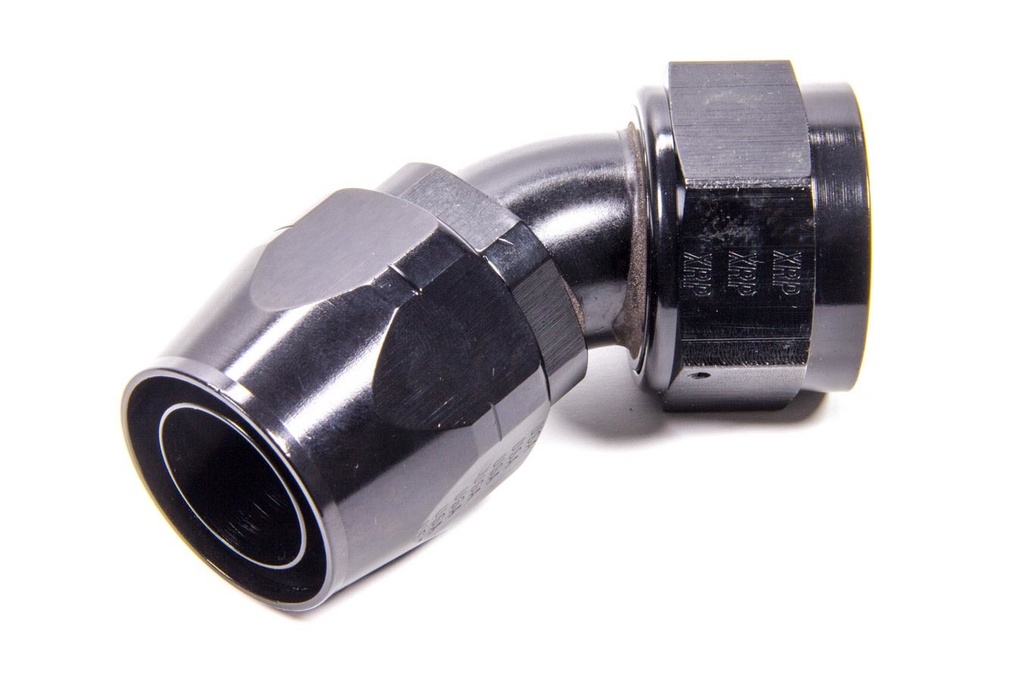 Xrp-Xtreme Racing Prod. - #20 45 Deg Hose End Black