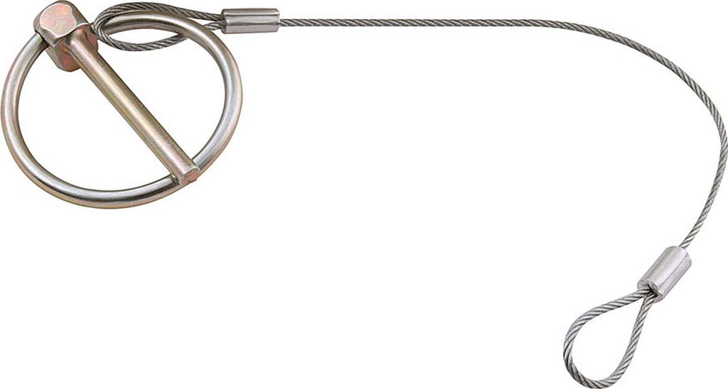 Allstar Performance - Flip-Over Clip 3/16in w/ 10in Lanyard