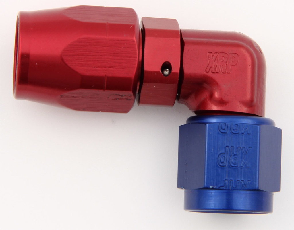 Xrp-Xtreme Racing Prod. - #12 90 Deg Dbl Swivel Forged Hose End