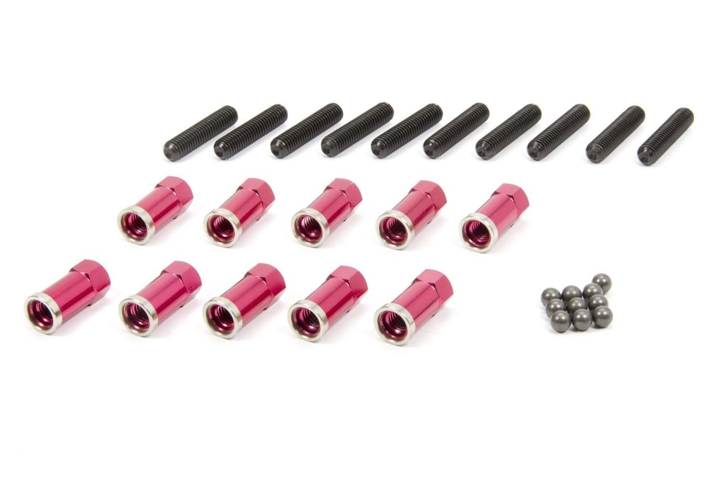 Winters - Alum Gear Cover High Nut Red