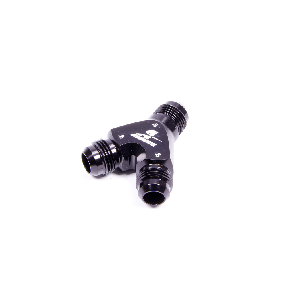 [AFS15674] Y-Block Fitting - 8an To 2x -8an By Aeromotive