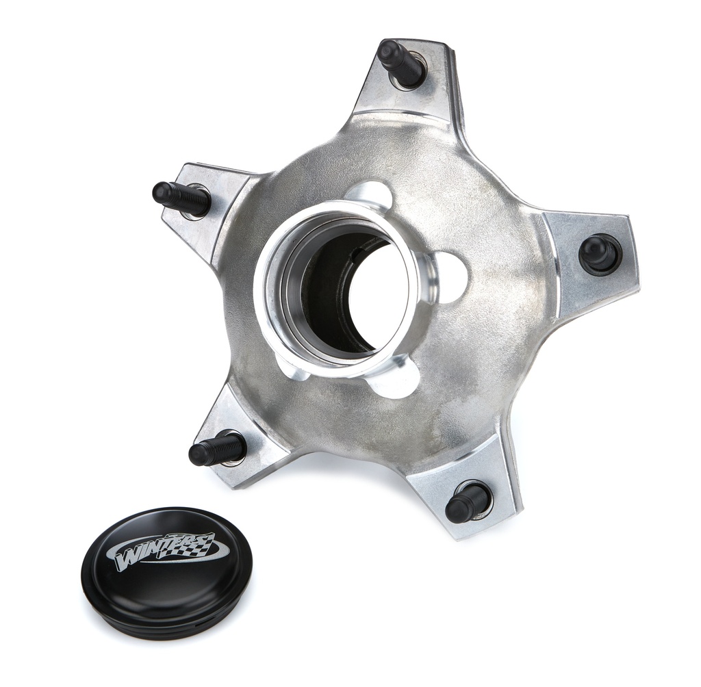 Winters - Hub Front Wide 5 Black Cap