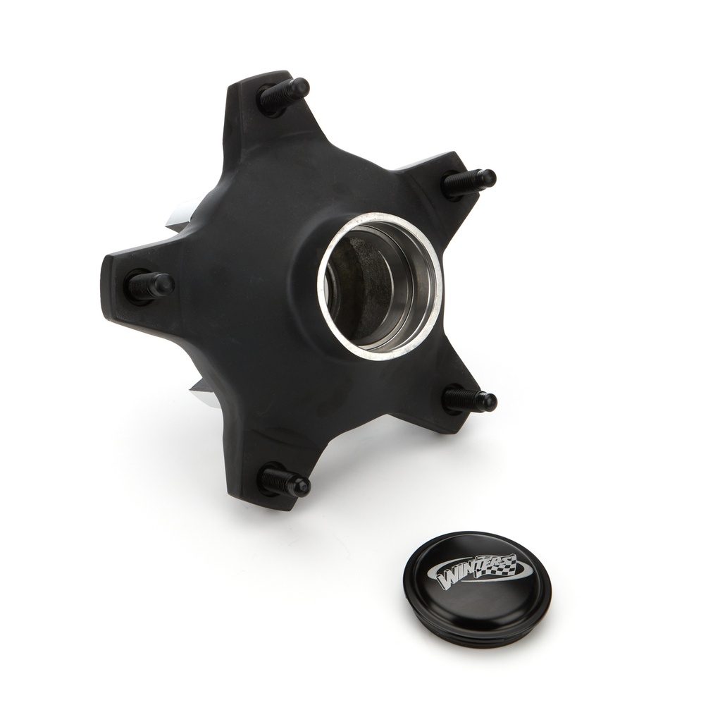Winters - Hub Front Wide 5 Black Cap