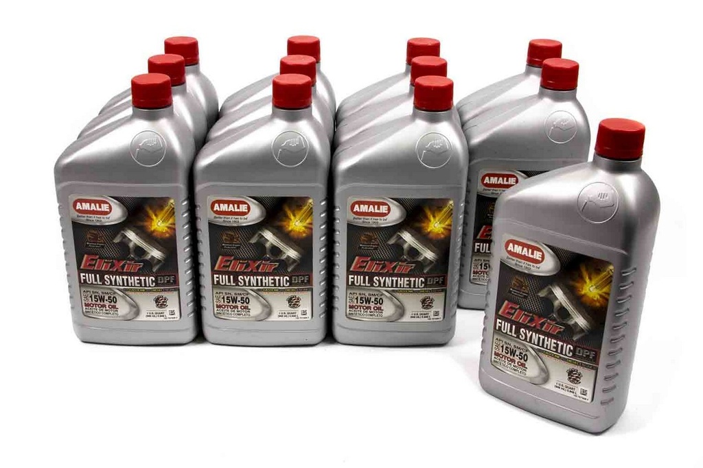 [AMA160-75736-56] Amalie - Elixir Full Synthetic 15w50 Oil Case 12x1Qt