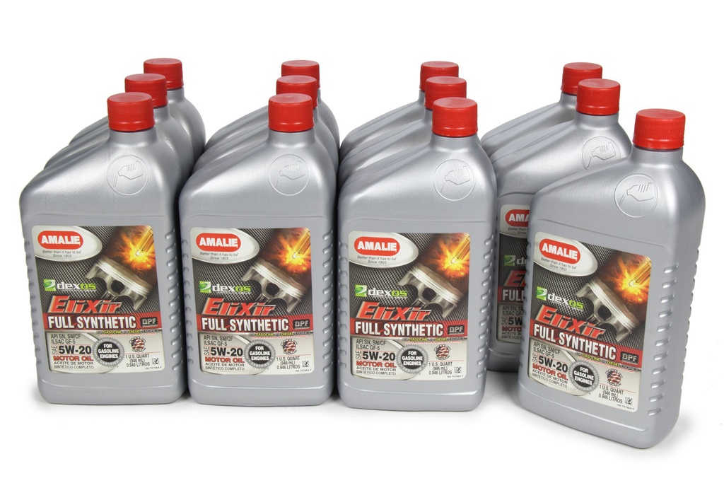 [AMA160-75746-56] Amalie - Elixir Full Synthetic 5w20 Dexos1 Case 12x1 Qt