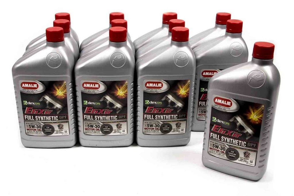 [AMA160-75766-56] Amalie - Elixir Full Synthetic 5w30 Oil Case 12x1Qt