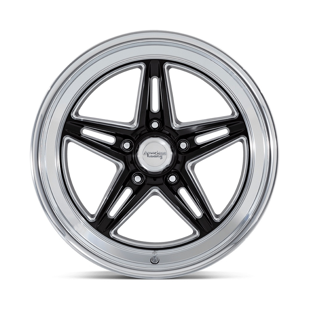 [AMRVN514BE18803400] American Racing Wheels - Groove Wheel 18x8 5x4.75 BS Gloss Black