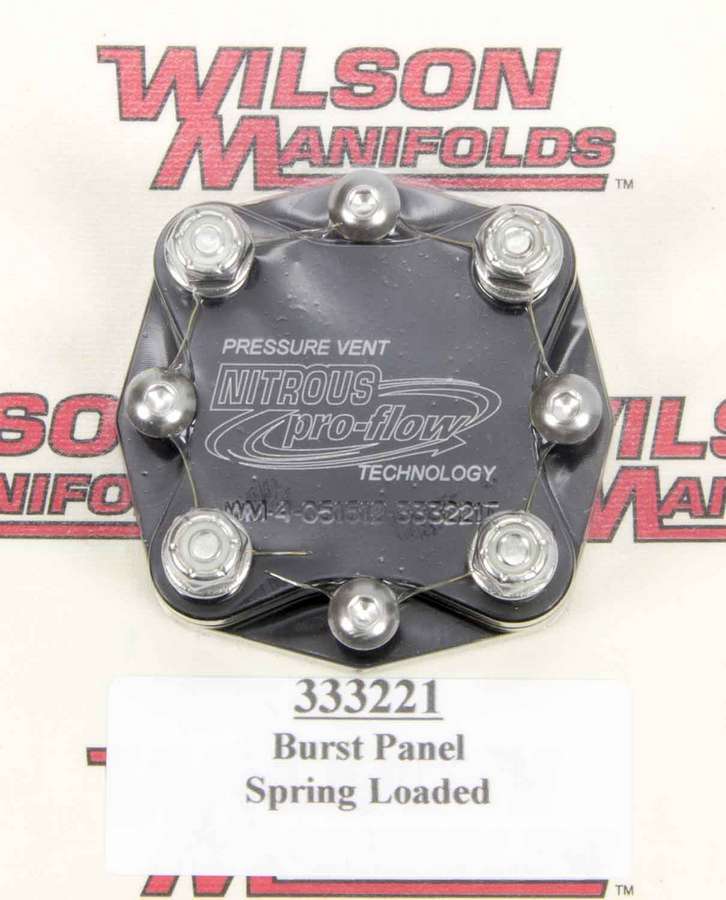 Wilson Manifolds - Manifold Pressure Relief Valve