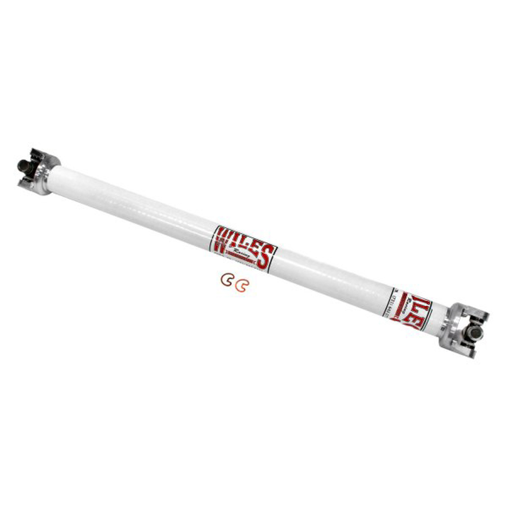 Wiles Racing Driveshafts - C/F Driveshaft 2-1/4in Dia 34.5in Long