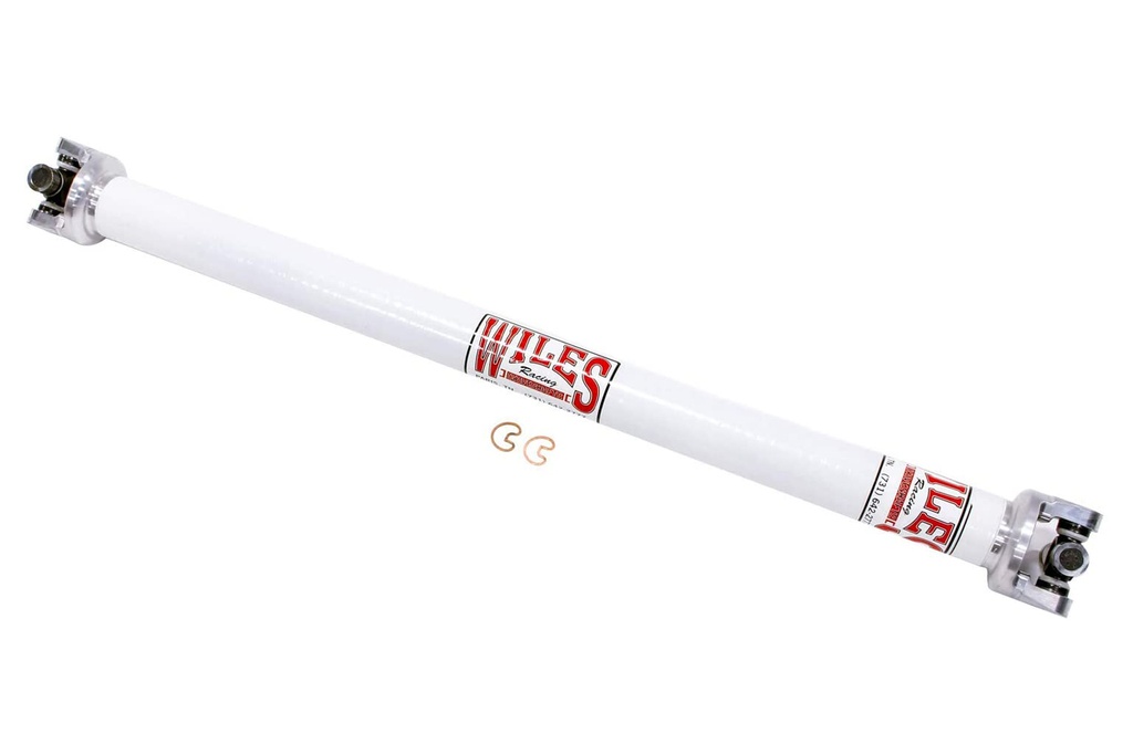 Wiles Racing Driveshafts - C/F Driveshaft 2-1/4in Dia 38in Long