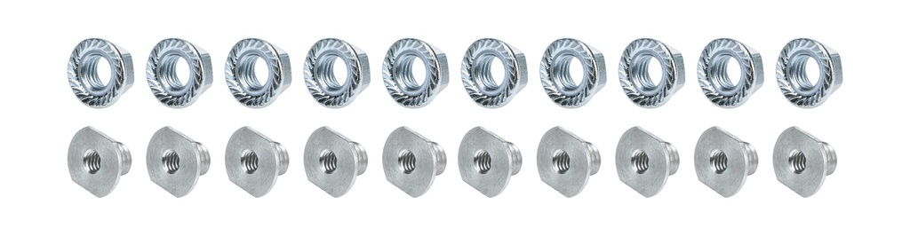 Allstar Performance - Threaded Nut Insert Aluminum 10pk