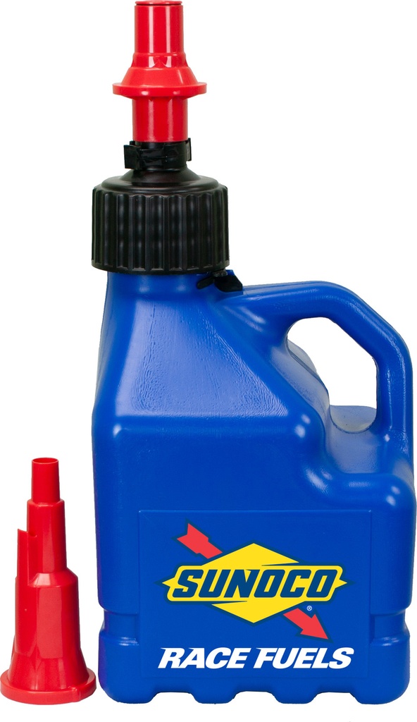 [SRJR3100BL-FF] Sunoco Race Jugs - Blue Sunoco 3 Gallon Utility Jug w/ Fastflo