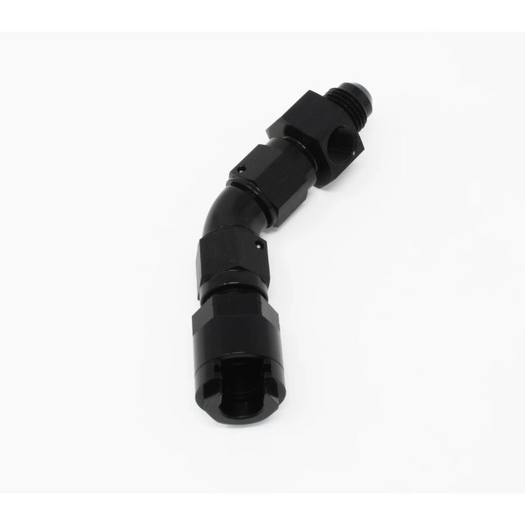 [AFS65602] Aeromotive-Adapter Kit 45-Deg 3/8 Female Quick Con. to 6an
