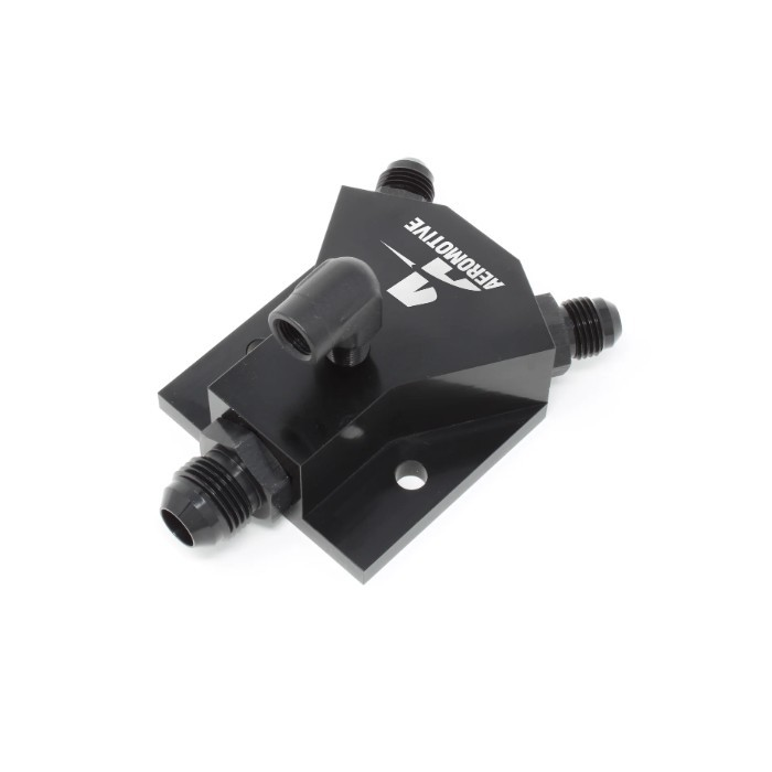 [AFS65607] Aeromotive-Fitting Kit Y-Block 1x 6an 2x 6an 1/8-NPT
