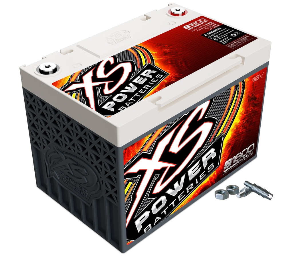 Xs Power Battery - Agm Battery 16v 2 Post Lightweight