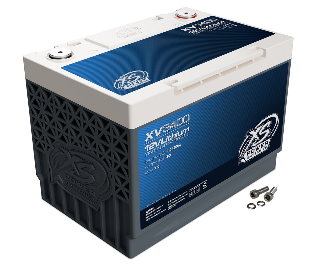[XSPXV3400] XS Power Battery - Lithium Titan8 XV Series 12 Volt Battery 1000 CA