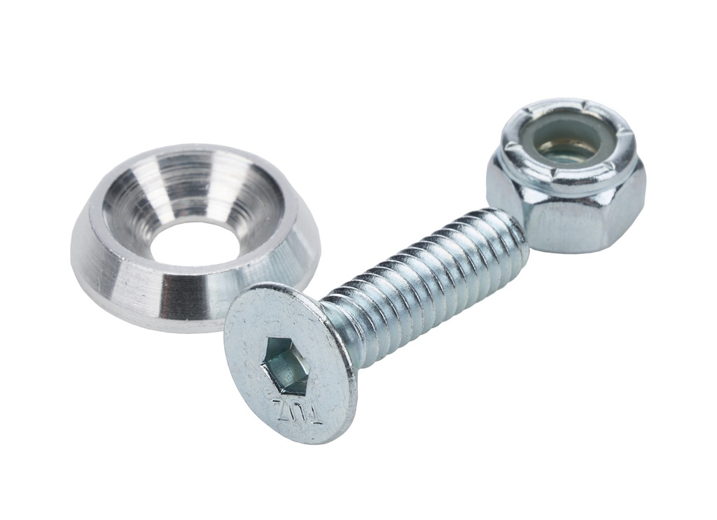 Allstar Performance - Countersunk Bolts 1/4in w/ 3/4in Washer 10pk