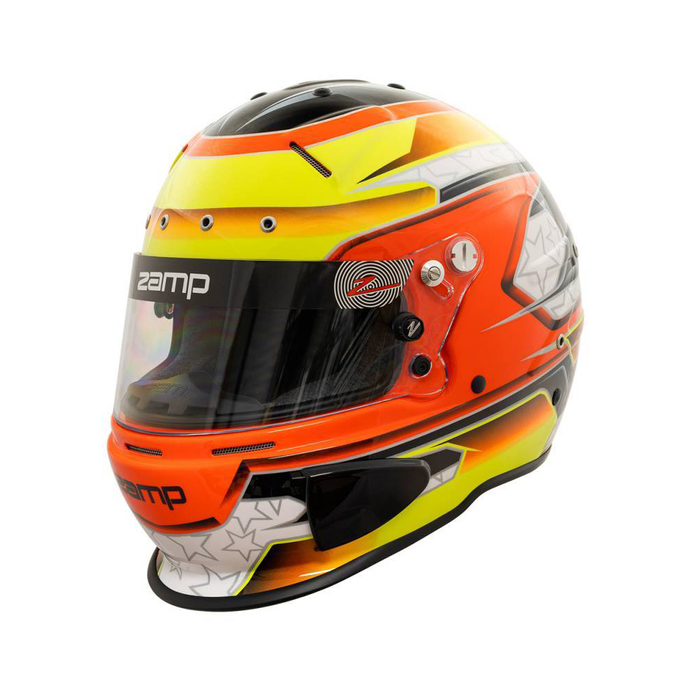 [ZAMH760C30XL] Zamp Racing - Helmet RZ-70E Switch XL Org/Ylw SA2020/FIA