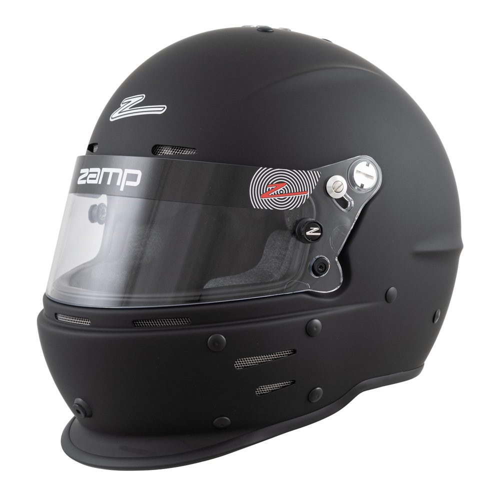 [ZAMH76403FL] Zamp Racing - Helmet RZ-62 Large Flat Black SA2020