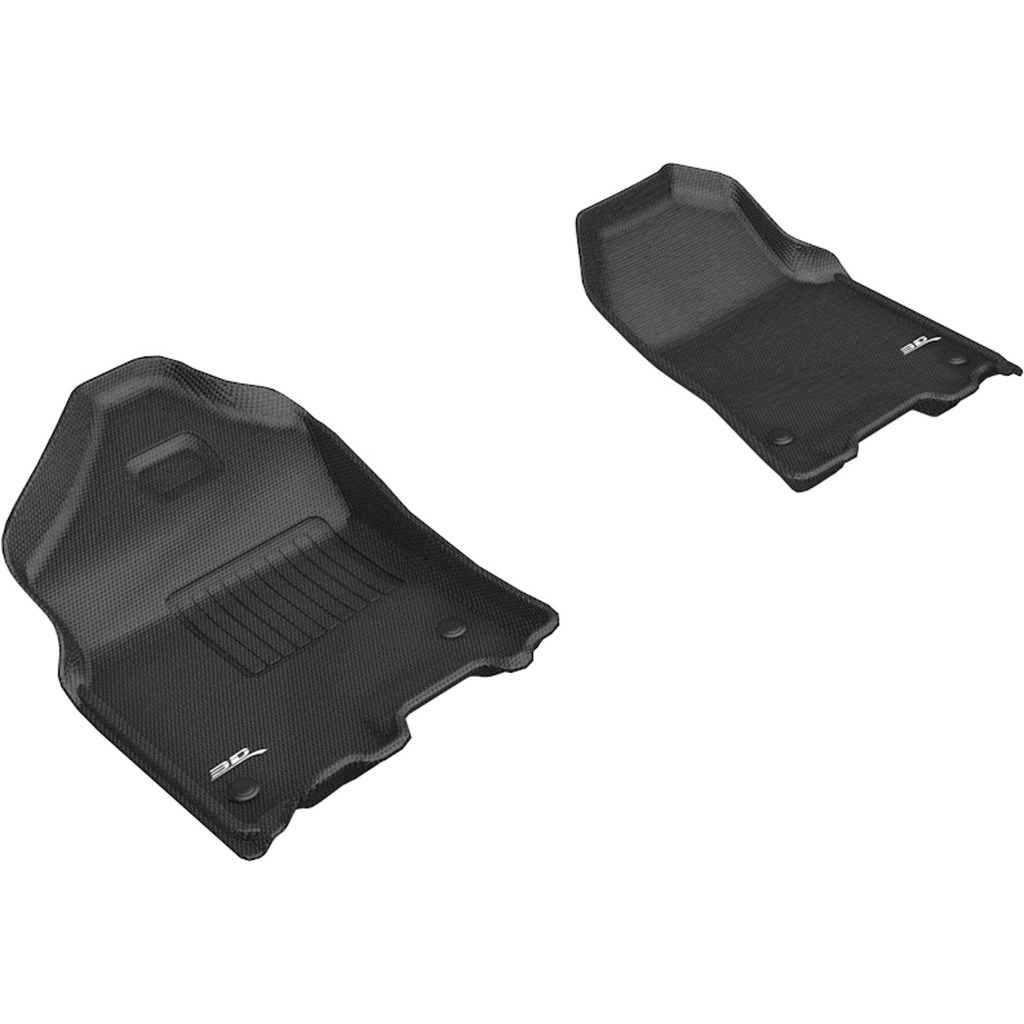 3D Maxpider - Ram 1500 CC/QC 19- Kagu Floor Liners 1st Row Blk