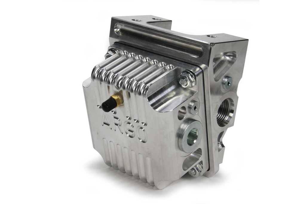 Argo Manufacturing-Billet Remote Filter Mnt W/ Screen