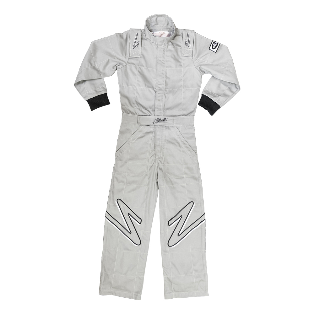 [ZAMR010015YM] Zamp Racing - Race Suit Zr-10 Youth Medium Gray