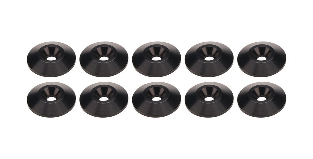 Allstar Performance - Countersunk Washer Black #10 10pk