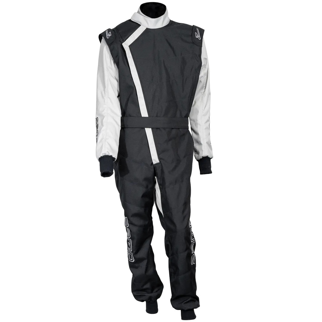 [ZAMR060015L] Zamp Racing - Suit Zk-40 Karting Lrg Black Silver