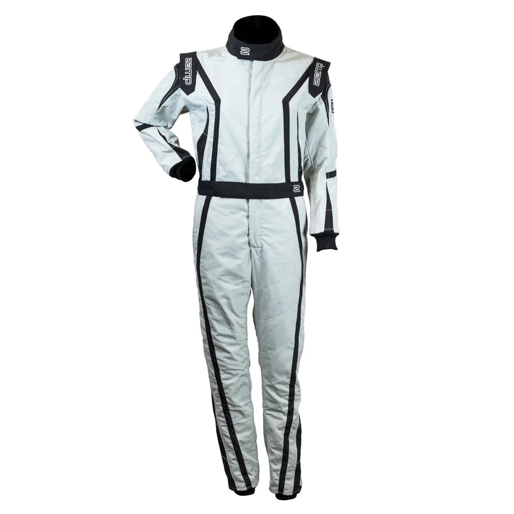 [ZAMR10015M] Zamp Racing - Suit ZR-52F Gray Medium SFI 3.2A/5 FIA8856-2018