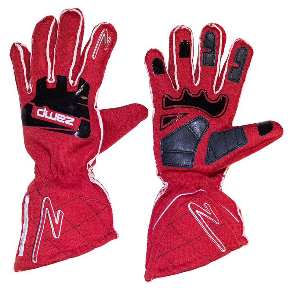[ZAMRG10002L] Zamp Racing - Gloves ZR-50 Red Large Multi-Layer SFI 3.3/5