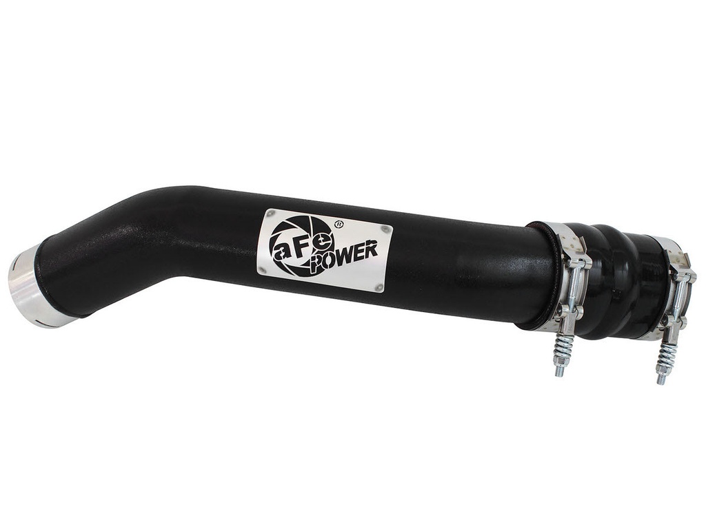 Afe Power - BladeRunner 3in Aluminum Hot Charge Pipe Black