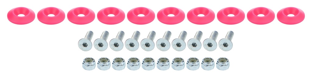 Allstar Performance - Countersunk Bolt Kit Pink 10pk