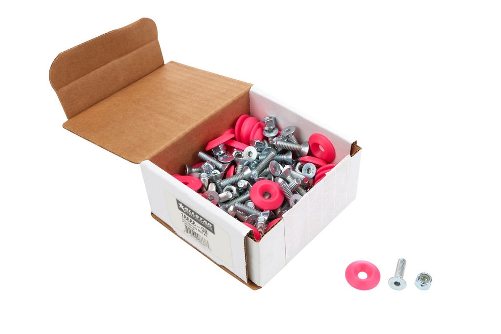 Allstar Performance - Countersunk Bolt Kit Pink 50pk