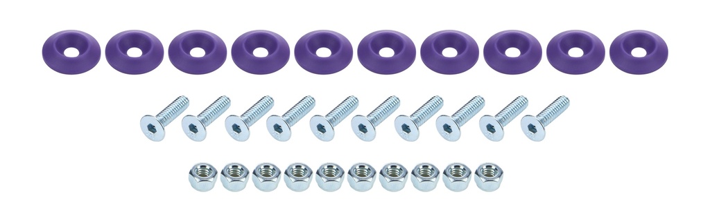 Allstar Performance - Countersunk Bolt Kit Purple 10pk
