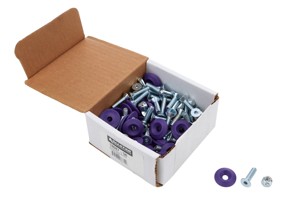 Allstar Performance - Countersunk Bolt Kit Purple 50pk