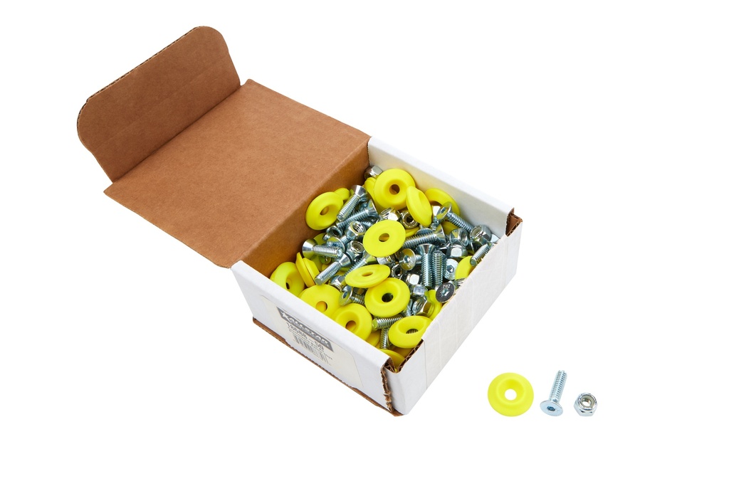 Allstar Performance - Countersunk Bolt Kit Fluorescent Yellow 50pk