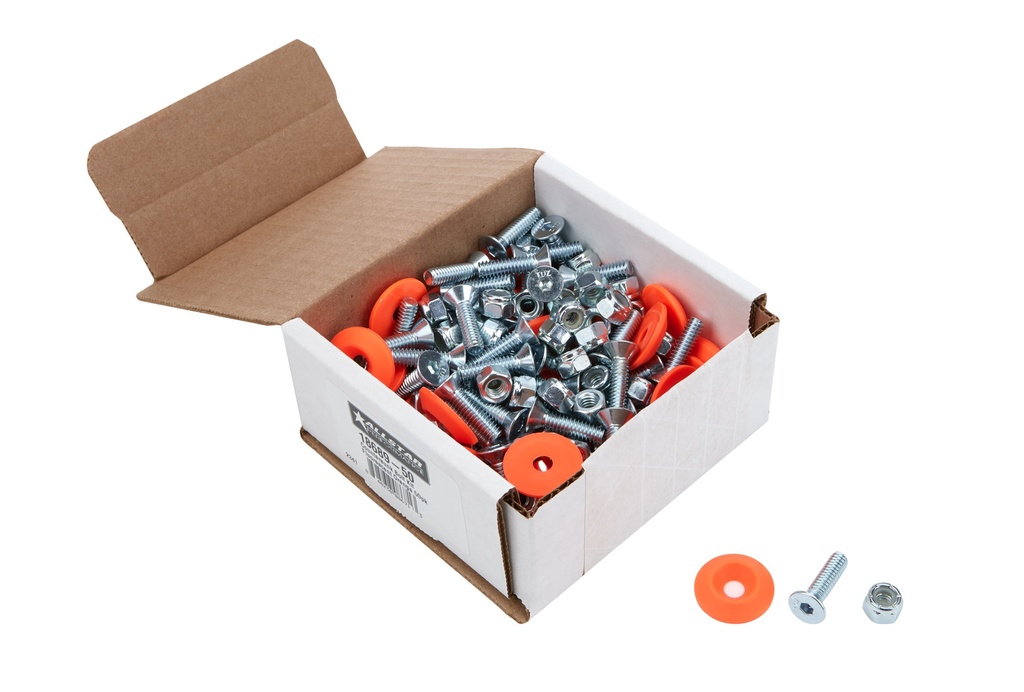 Allstar Performance - Countersunk Bolt Kit Fluorescent Orange 50pk