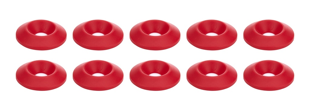 Allstar Performance - Countersunk Washer Red 10pk