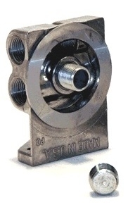 Wix Racing Filters - Remote Oil Filter Mount 3/4-16 Dual Inlet/Outlet