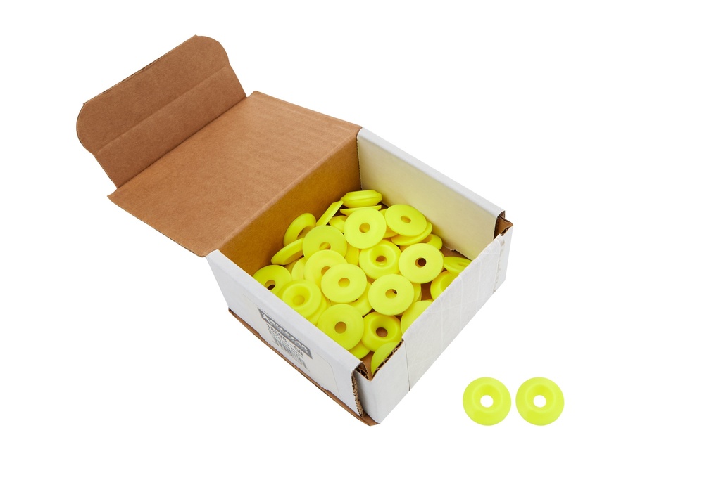 Allstar Performance - Countersunk Washer Fluorescent Yellow 50pk