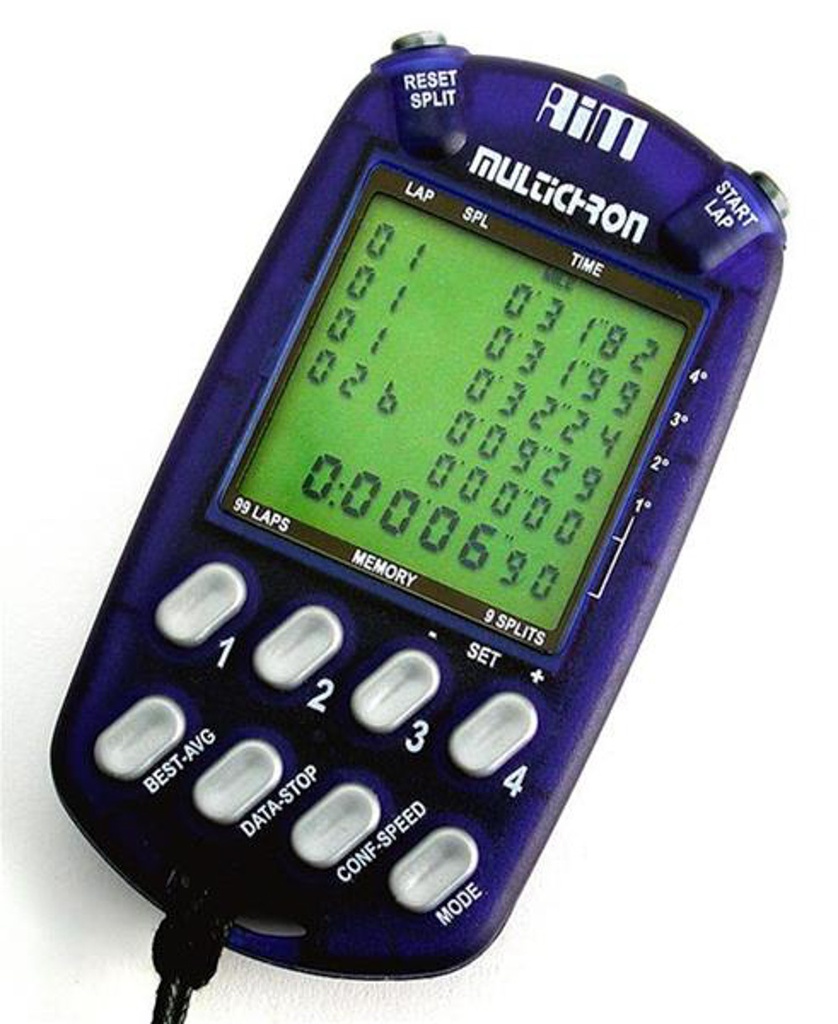 Aim Sports - Stopwatch Multichron 4 Car 99 Lap