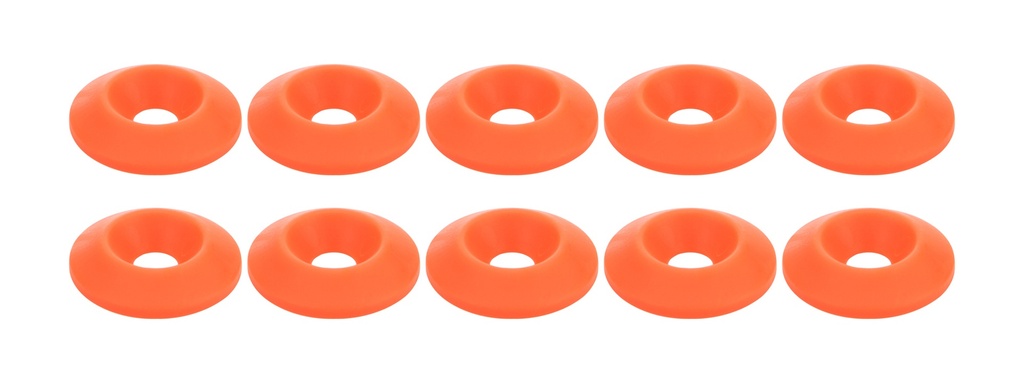 Allstar Performance - Countersunk Washer Fluorescent Orange 10pk