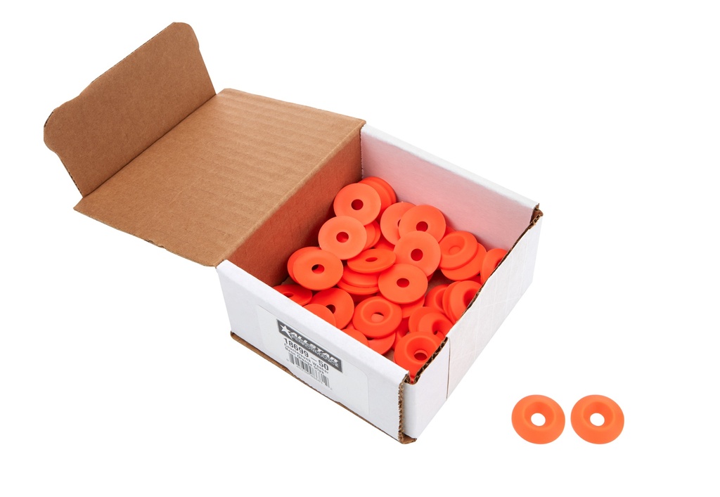 Allstar Performance - Countersunk Washer Fluorescent Orange 50pk