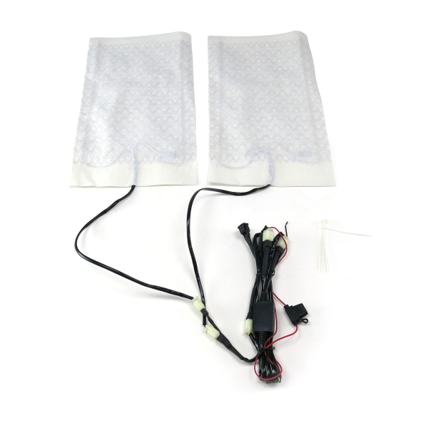 Auto-Loc - Carbon Fiber Heated Seat Kit With Switch And Plug