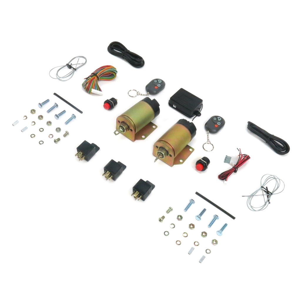 Auto-Loc - 4 Function 35lbs Remote Shaved Door Popper Kit
