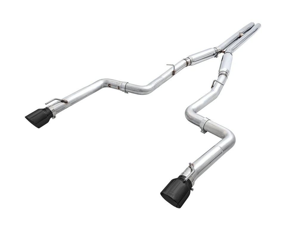 Awe Tuning - 15+ Charger 6.4 6.2 Exh Dual Outlet Black Tips