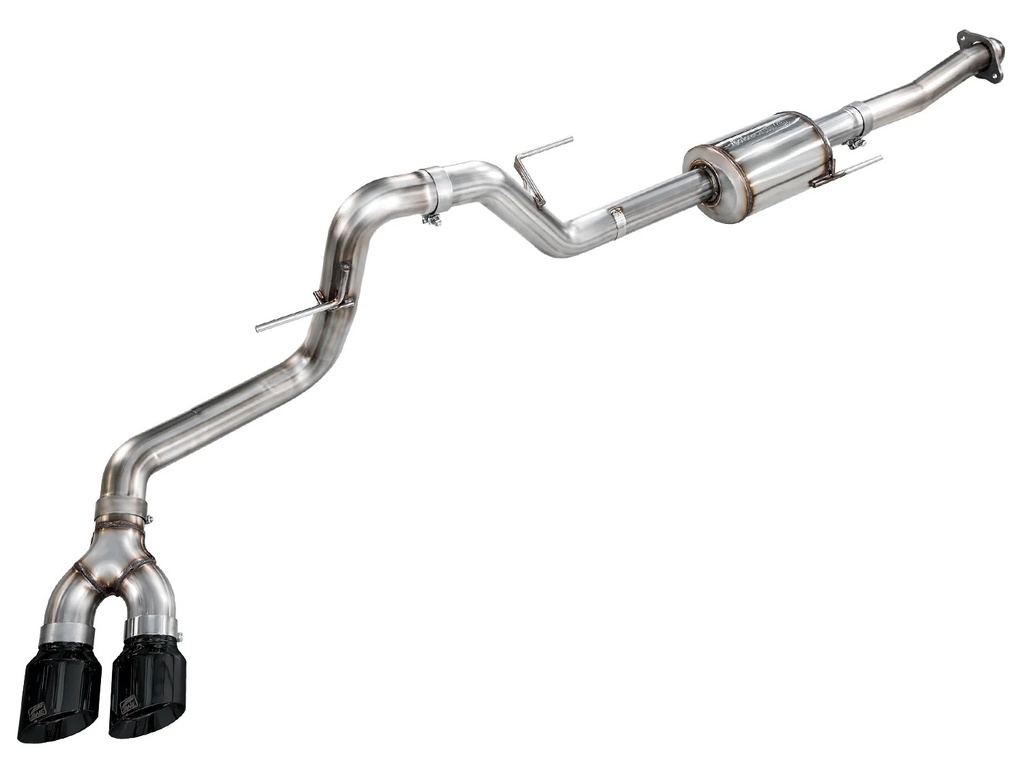 Awe Tuning - 21+F-150 Side Exit Exh Reg Cab 4.5In Black Tips
