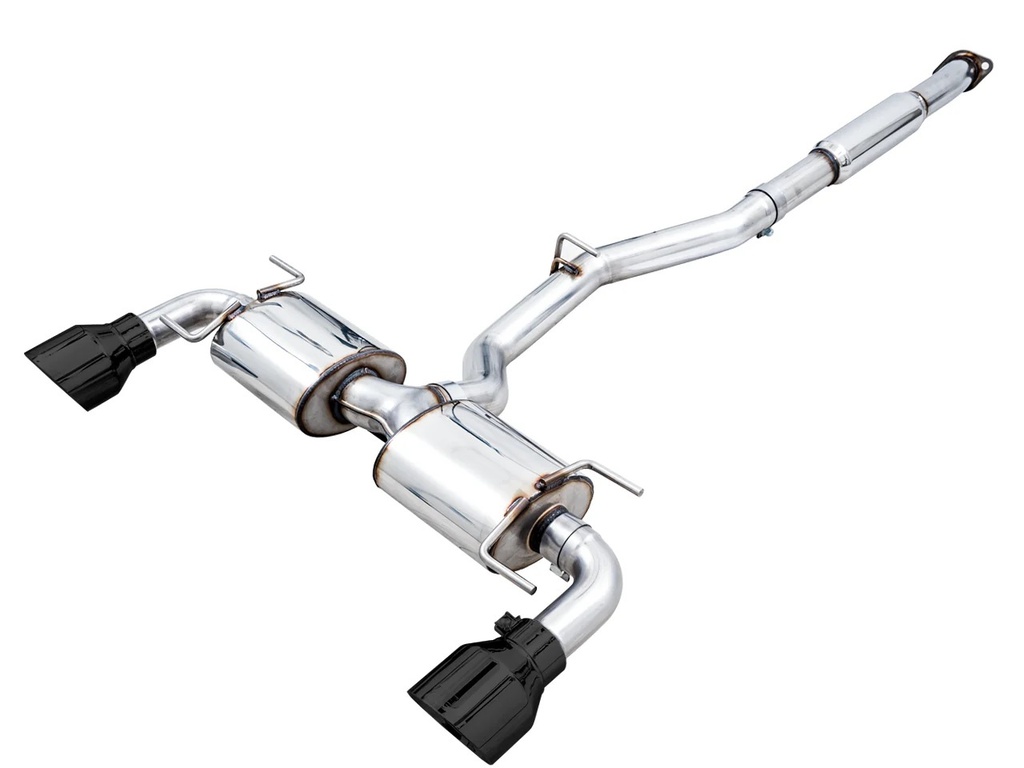 Awe Tuning - Brz Gr86 Fr-S Exhaust Dual Outlet Black Tips