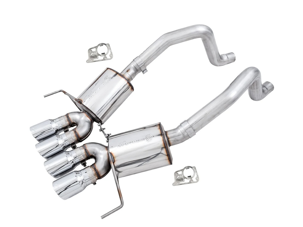 Awe Tuning - C7 Corvette Exhaust Quad Silver Tips